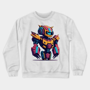 Cute Robot Crewneck Sweatshirt